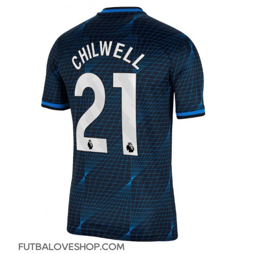 Dres Chelsea Ben Chilwell #21 Preč 2023-24 Krátky Rukáv
